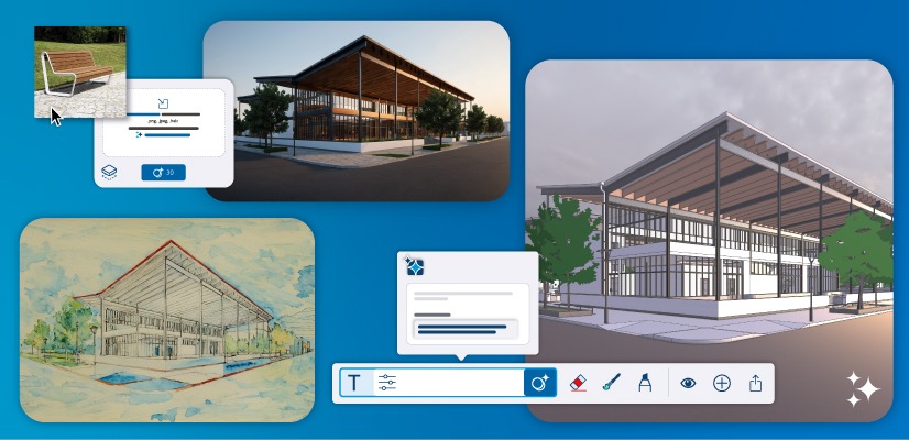 AI-assisted modelling in SketchUp