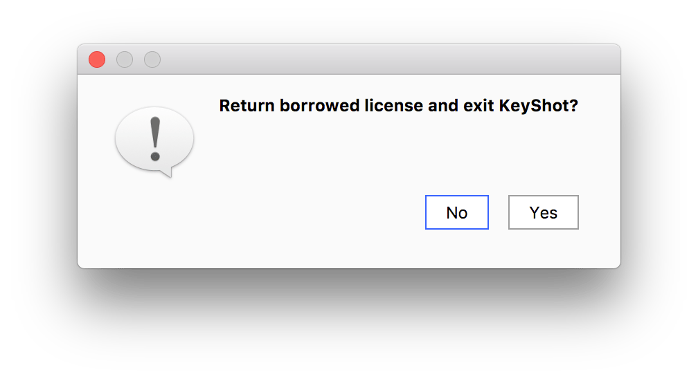 Return license