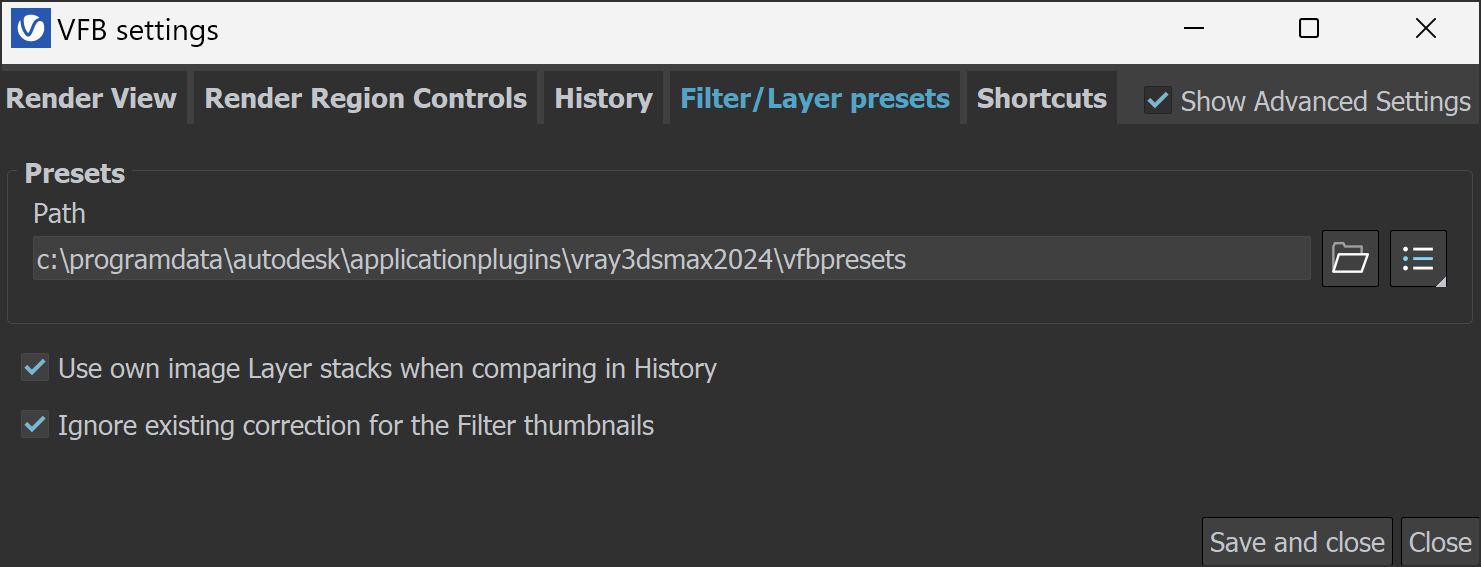 Max2024_VRay7_VFB_Settings_LayersFilters