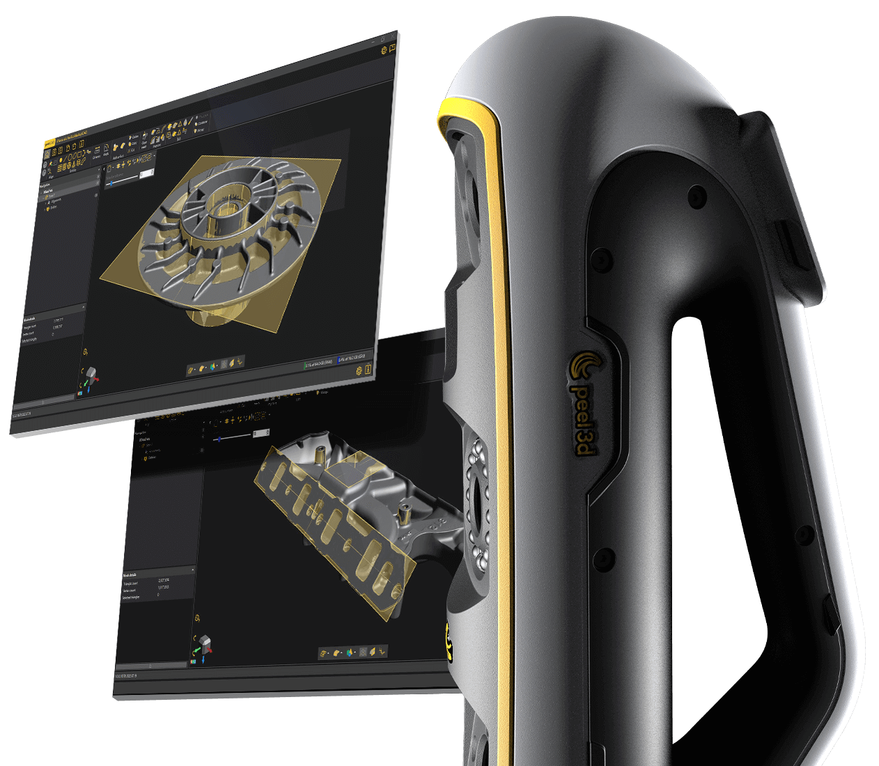 Peel 3 scanner with Peel.CAD reverse engineering software