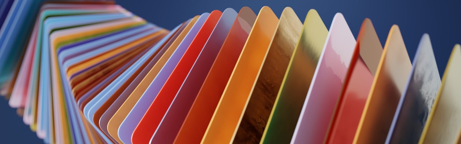 Photoreal scanned material swatches rendered with V-Ray