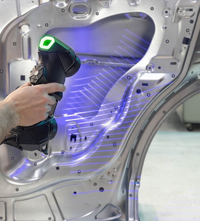 Scanning a part during product development