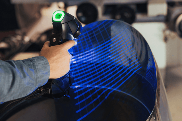 Reverse engineering a component with the HandySCAN BLACK Elite