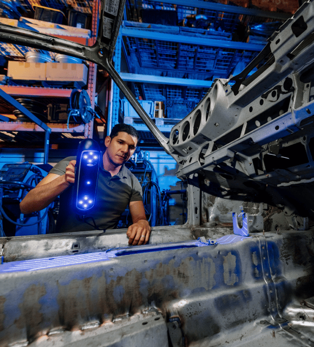 Scanning a part during product development