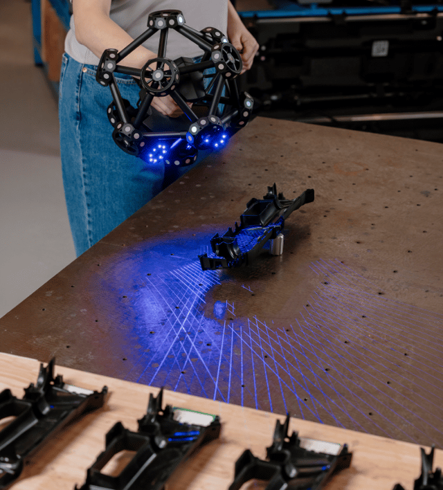 Quality control inspection with the MetraSCAN BLACK 2