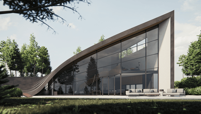 Photoreal architectural exterior visualisation