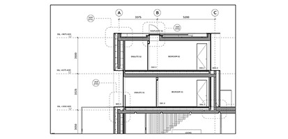 Construction documentation prepared from a SketchUp model in LayOut