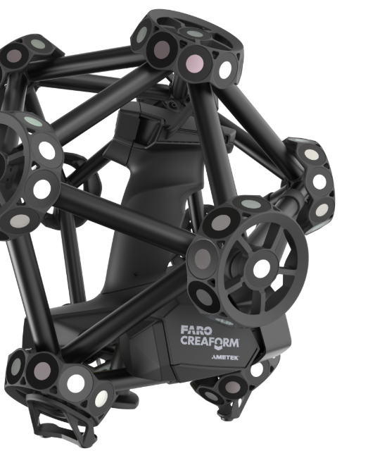 MetraSCAN 3D optical CMM scanner, left side view