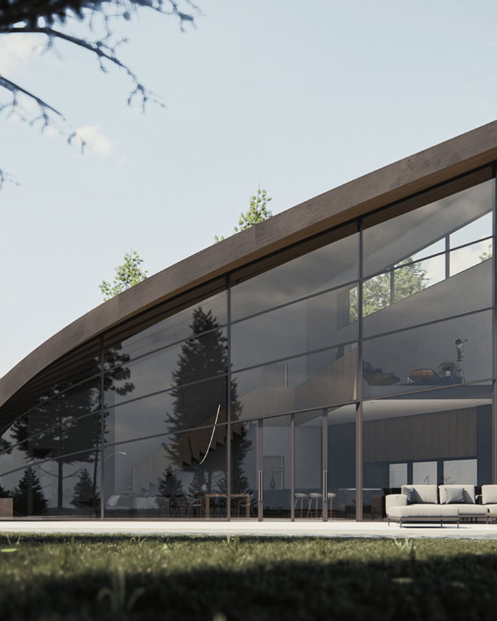 Photoreal architectural exterior visualisation