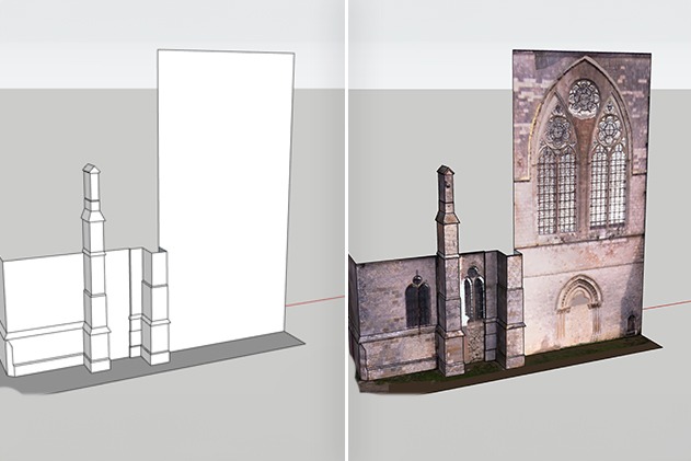 Point-cloud data in SketchUp Scan Essentials
