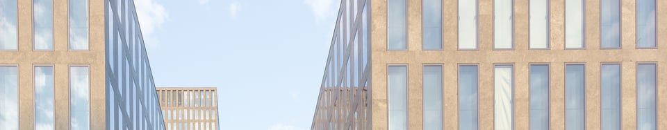 Modern urban architecture representing SPIRIT 2D, 3D and BIM design workflows