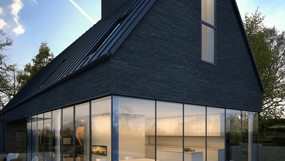 Waters End house exterior rendered with V-Ray by Assembly Studios