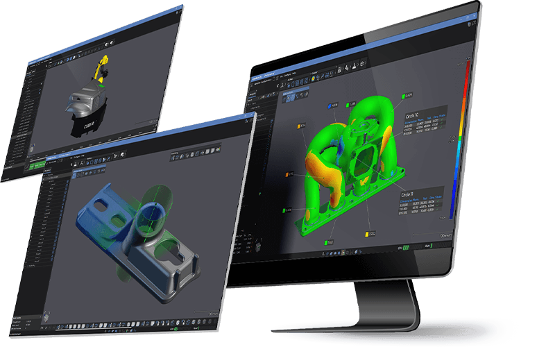 Creaform Metrology Suite software workspace