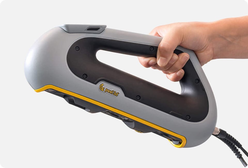 Close view of the Peel 3 multi-position ergonomic handle