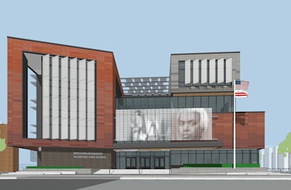 Academic building project modelled in SketchUp