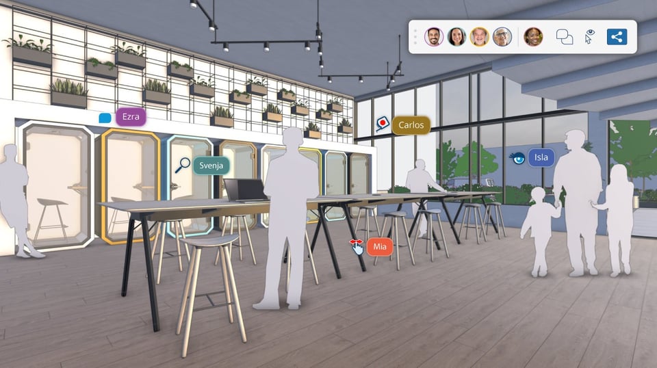 Collaborative SketchUp modelling workspace