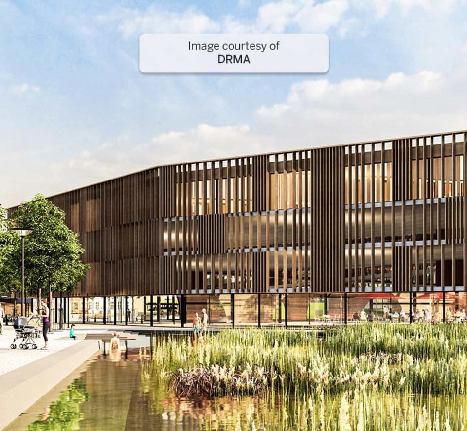 University campus project created with SketchUp