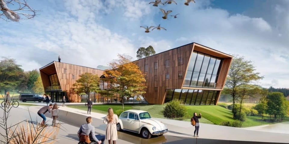 Medical centre facade study developed with Veras