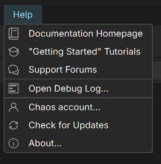 Vantage_OpenDebugLogMenu