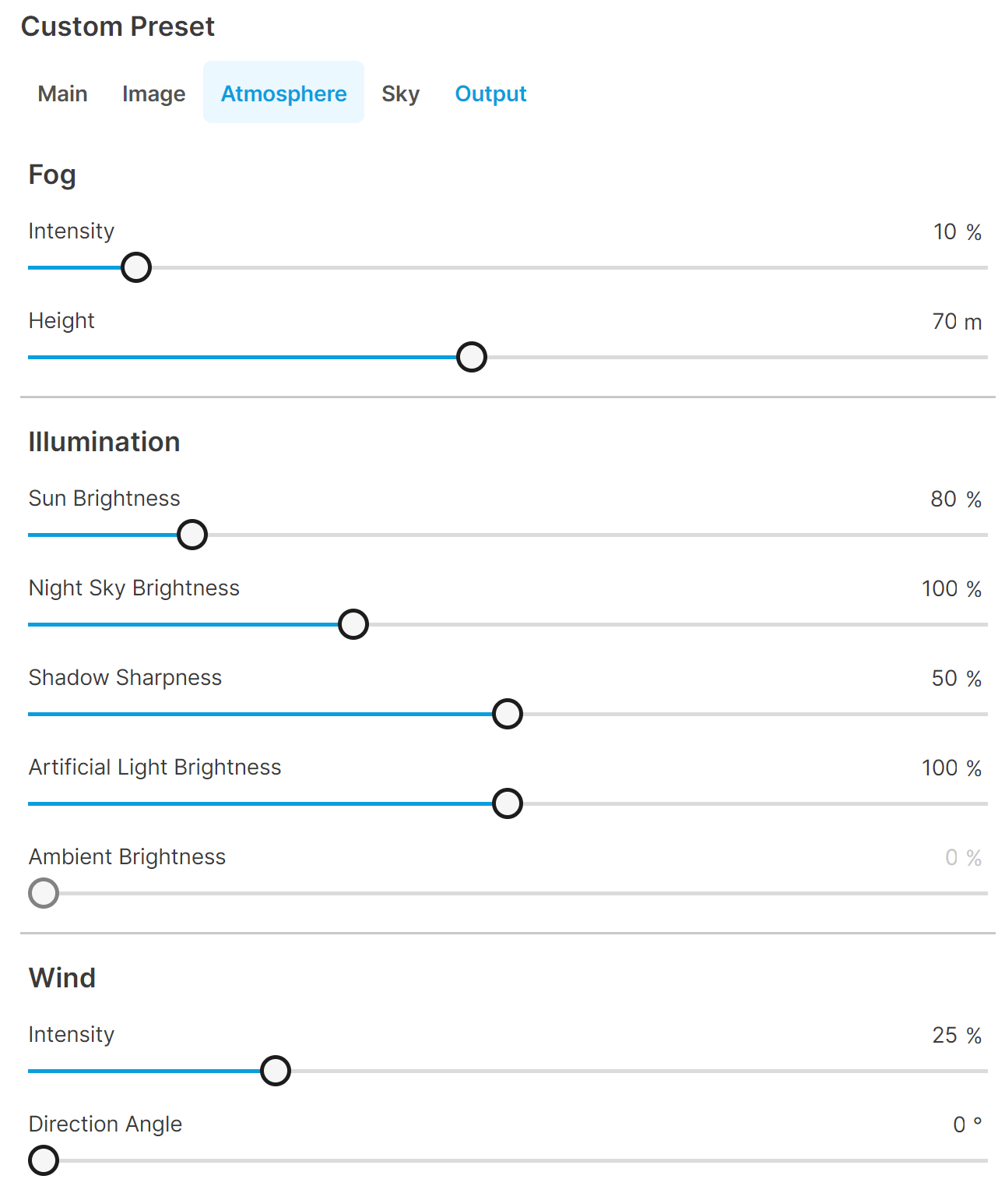 Atmosphere Tab