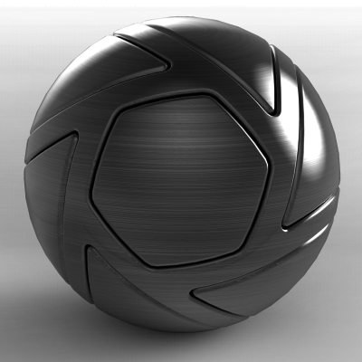 3D brushed radial