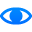 Blue shown icon