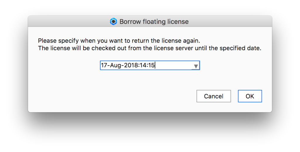 Borrow license