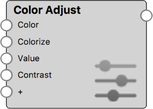 Color adjust node