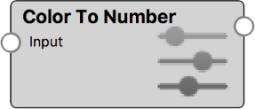 Color to number node
