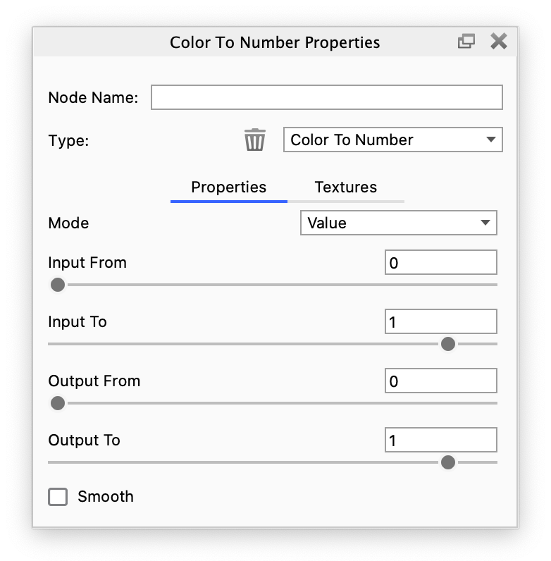 Color to number panel