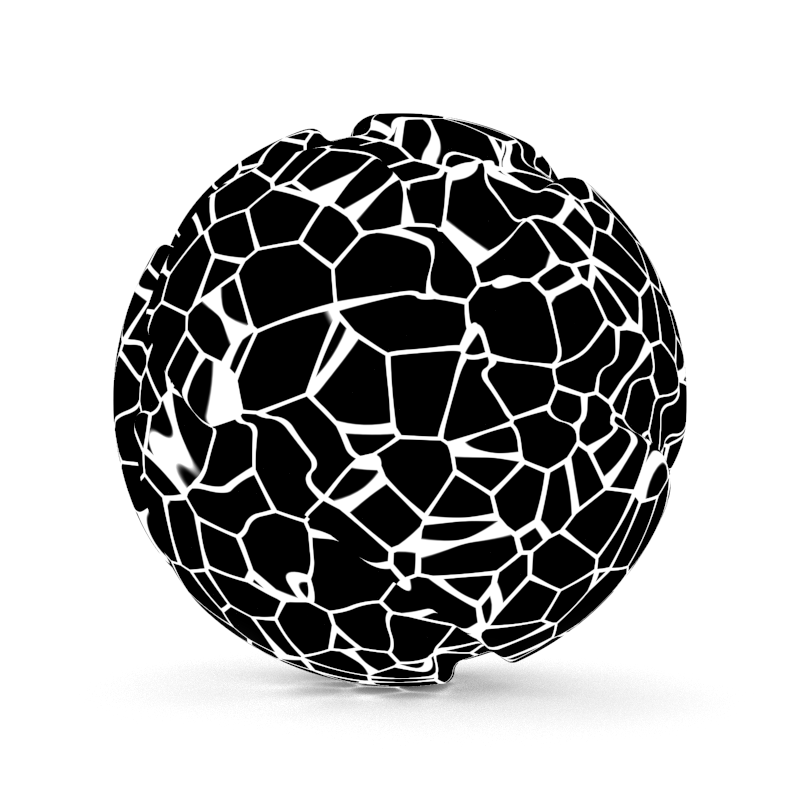 Flat material showing the Opacity texture.