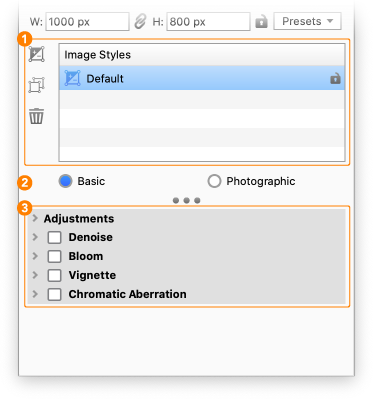 Image tab imagestyles