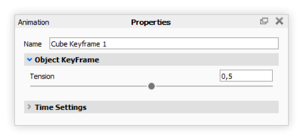 Keyframe properties