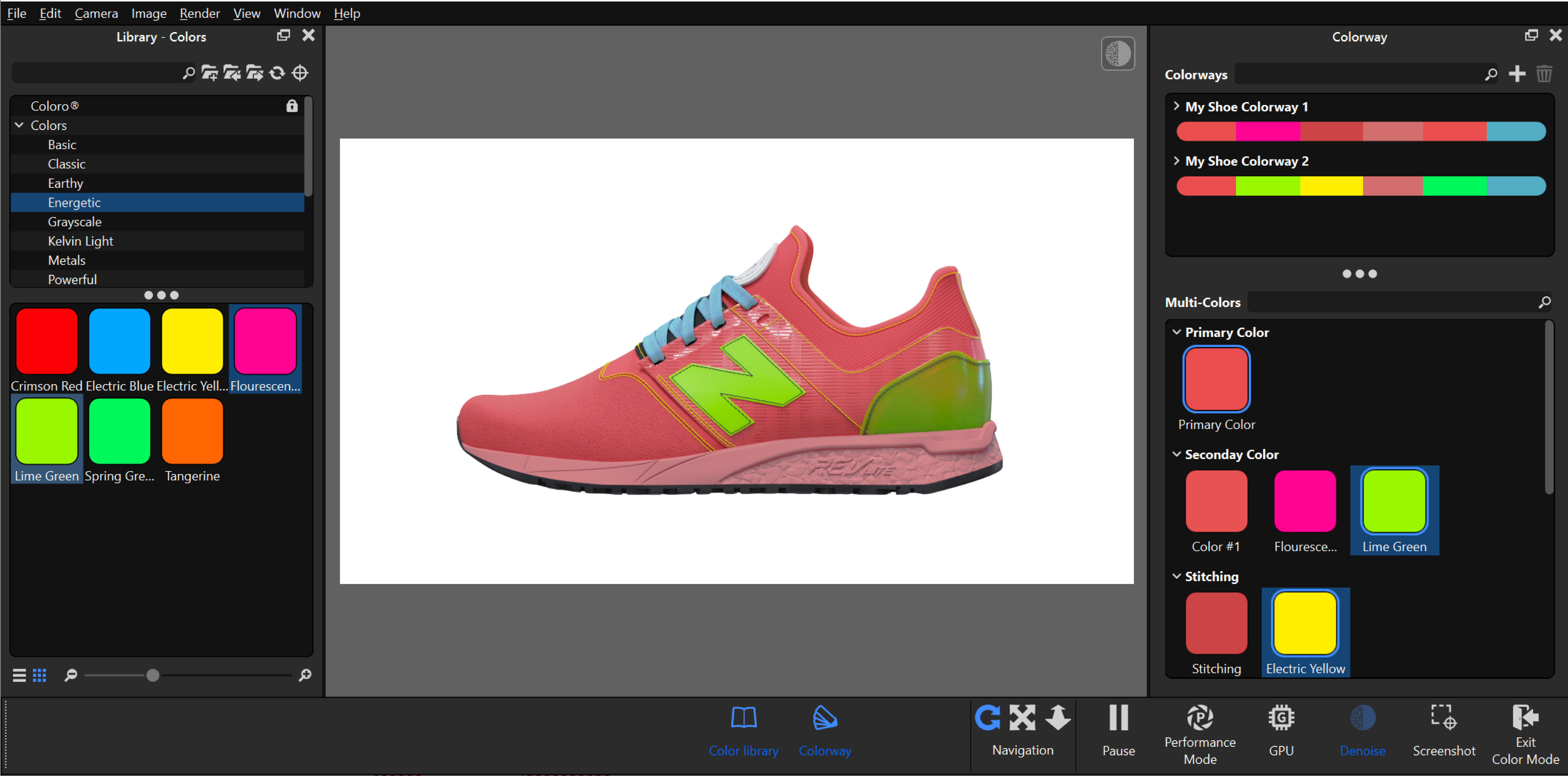 KeyShot Color Mode EN