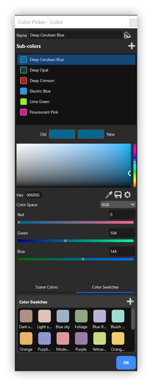 KeyShot Color Picker EN