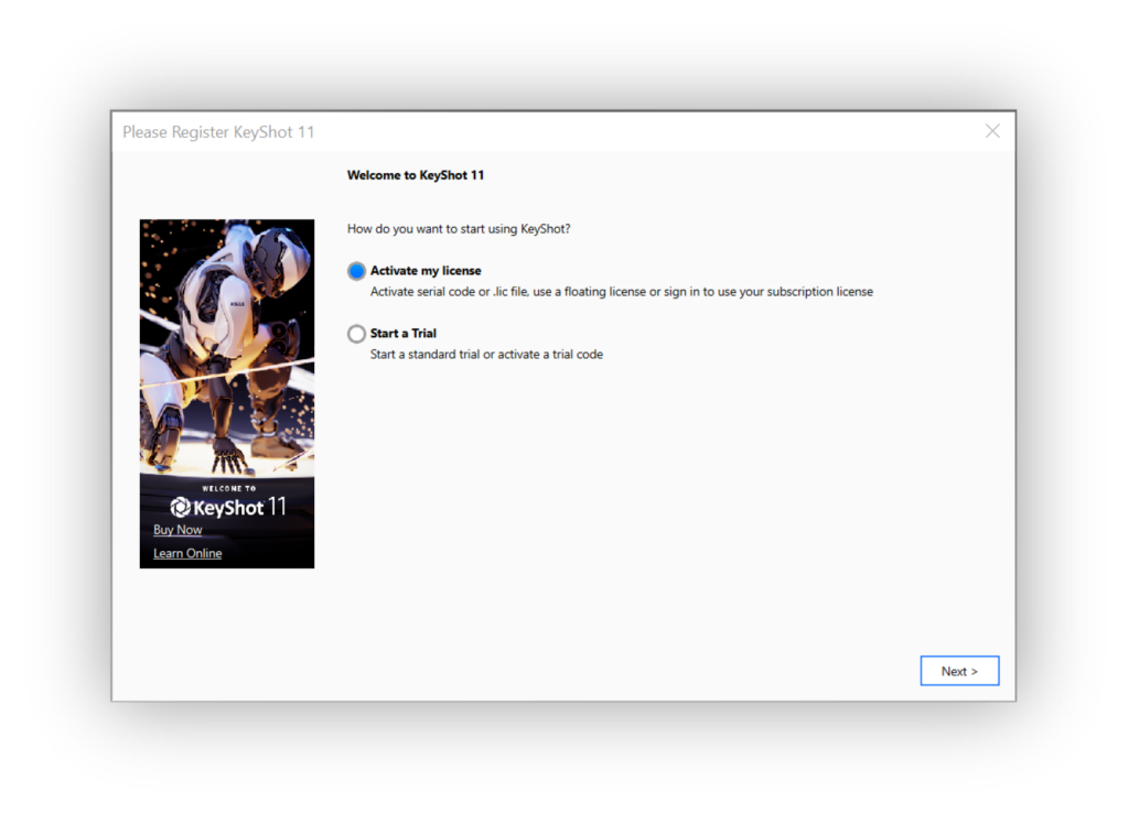 KS activate license EN