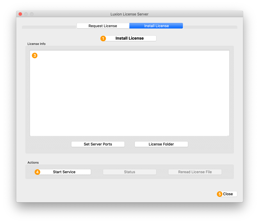 License server install
