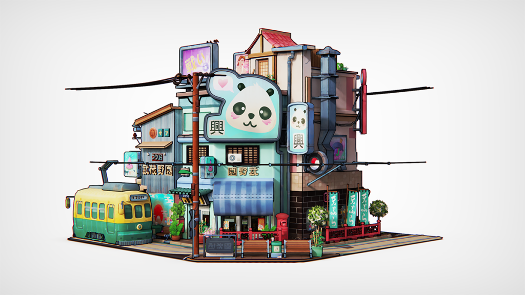Littlest Tokyo Contour