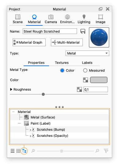 Material graph HD