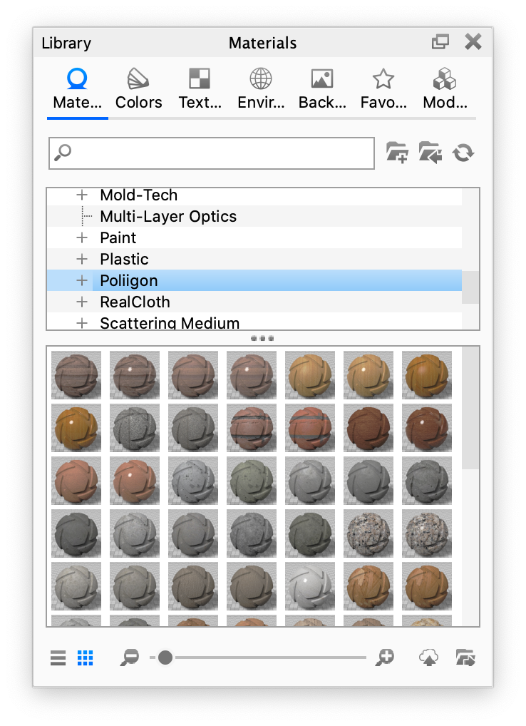 Material library