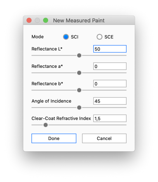 Measured paint