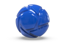 Paint Material Applied to KeyShot Ball.KeyShot Material Ball.22