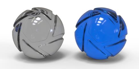 Plastic transparent specular transmission