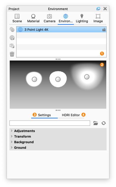 Project environment overview
