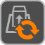 Refresh displacement realtime icon