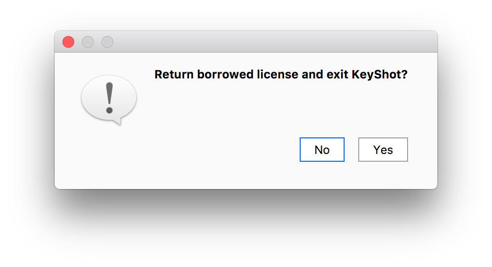 Return license