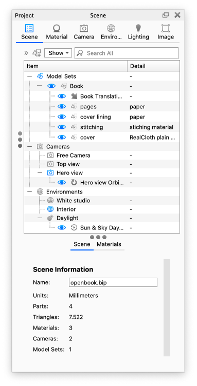 Scene tree