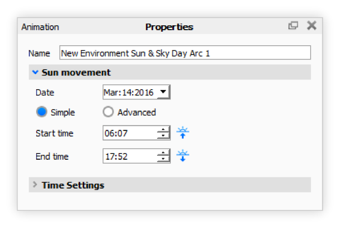 SunSky animation