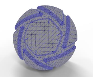 Wireframe material