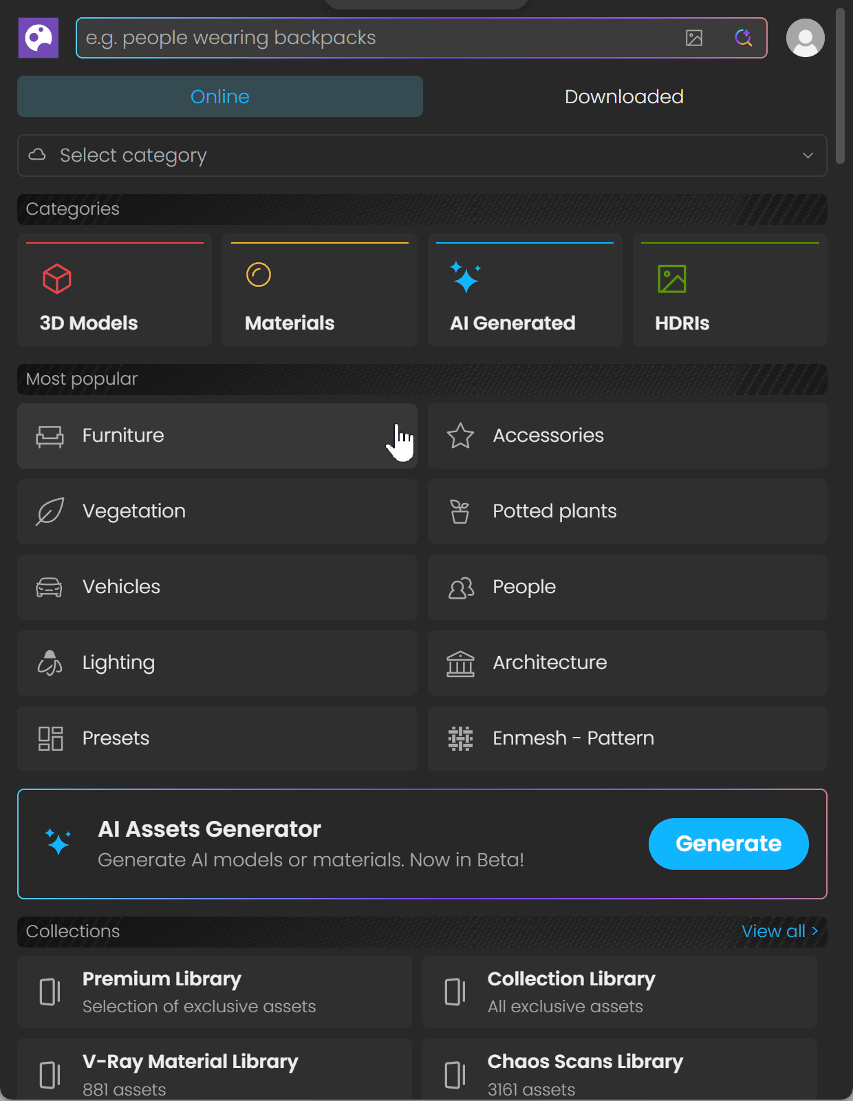 Cosmos_AI_Assets_Generator_Access.gif